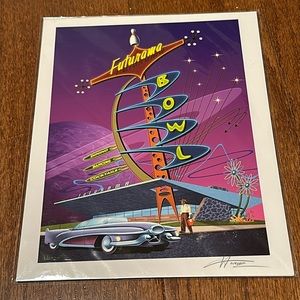 Doug Horne Futurama Bowl retro print
